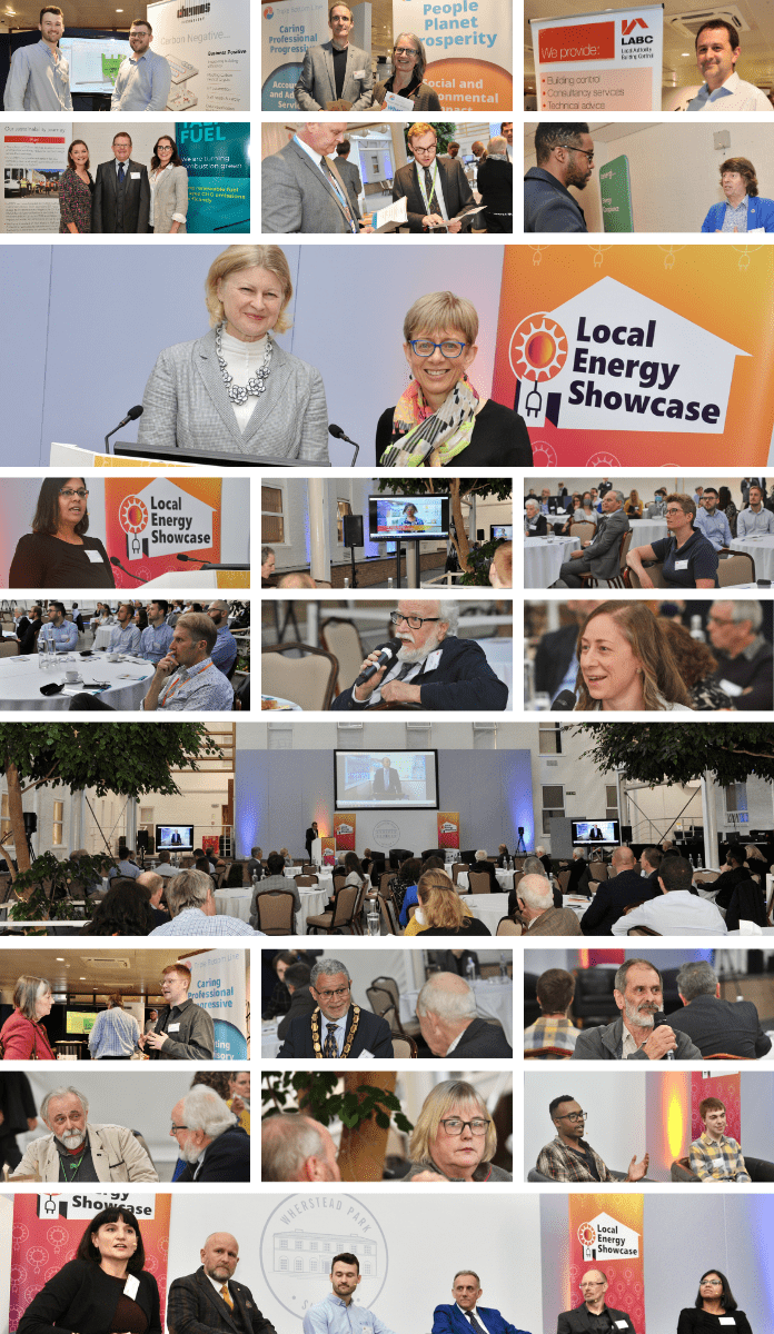 speakers and attendees at the Local Energy Showcase