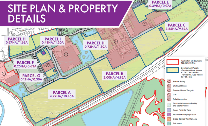 Brantham Industrial Area site plan