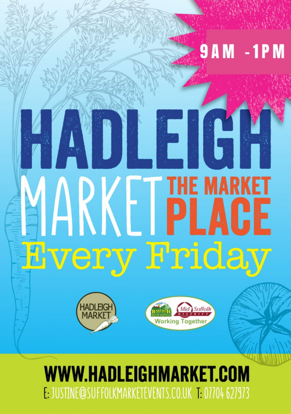 Hadleigh Market, at The Market Place every Friday