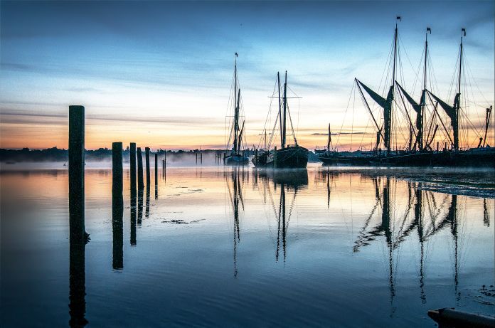 Arts, Culture and Heritage, Pin Mill at dawn