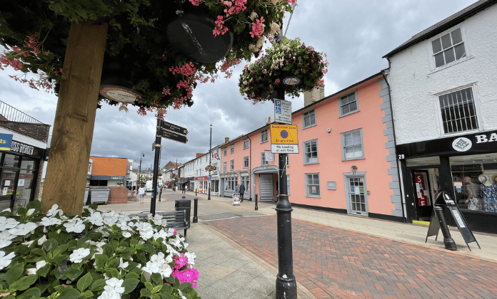 a photo of Stowmarket High Street